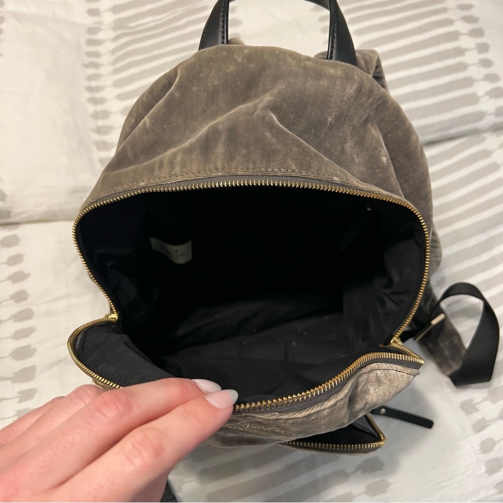 Kate Spade Velvet Backpack - Picture 3 of 7